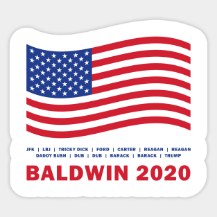 The Next President is...Alec Baldwin Sticker